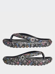 adidas Black Adilette lumia Fip Flop - Image 6 of 10