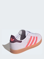 adidas Originals Purple Gazelle Kids Trainers - Image 2 of 8