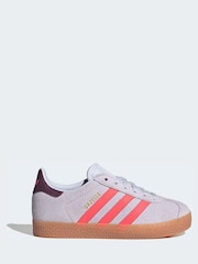 adidas Originals Purple Gazelle Kids Trainers - Image 3 of 8