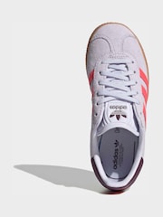 adidas Originals Purple Gazelle Kids Trainers - Image 5 of 8