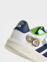 adidas White Grand Court Toy Story Elastic Laces Trainers - Image 10 of 10