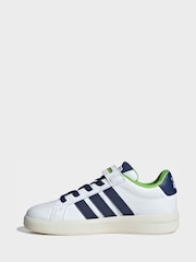 adidas White Grand Court Toy Story Elastic Laces Trainers - Image 2 of 10