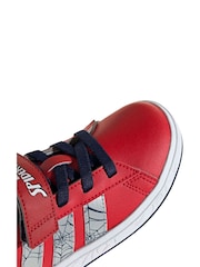 adidas Red Grand Court Spider-Man EL K Trainers - Image 9 of 9
