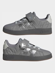 adidas Grey Grand Court Avengers EL K Trainers - Image 5 of 9