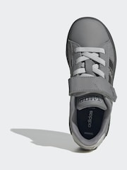 adidas Grey Grand Court Avengers EL K Trainers - Image 6 of 9