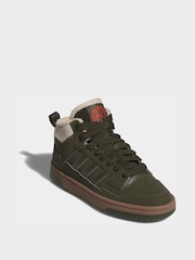 adidas Green Rapid Court Mid Winterized Shoes - Image 1 of 8