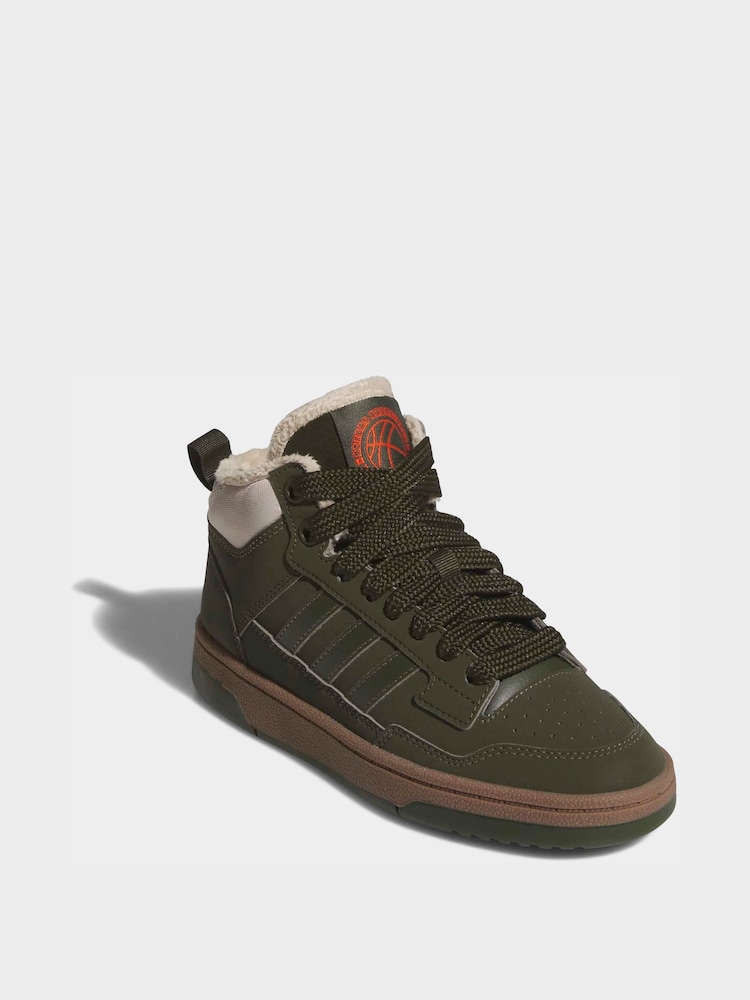 adidas Green Rapid Court Mid Winterized Shoes - Image 1 of 8