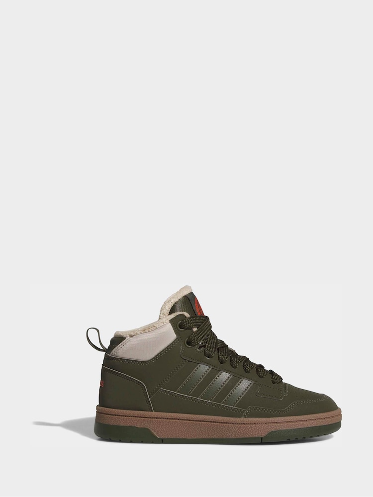 adidas Green Rapid Court Mid Winterized Shoes - Image 2 of 8