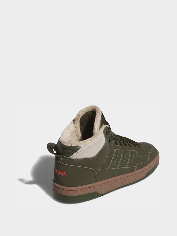 adidas Green Rapid Court Mid Winterized Shoes - Image 8 of 8