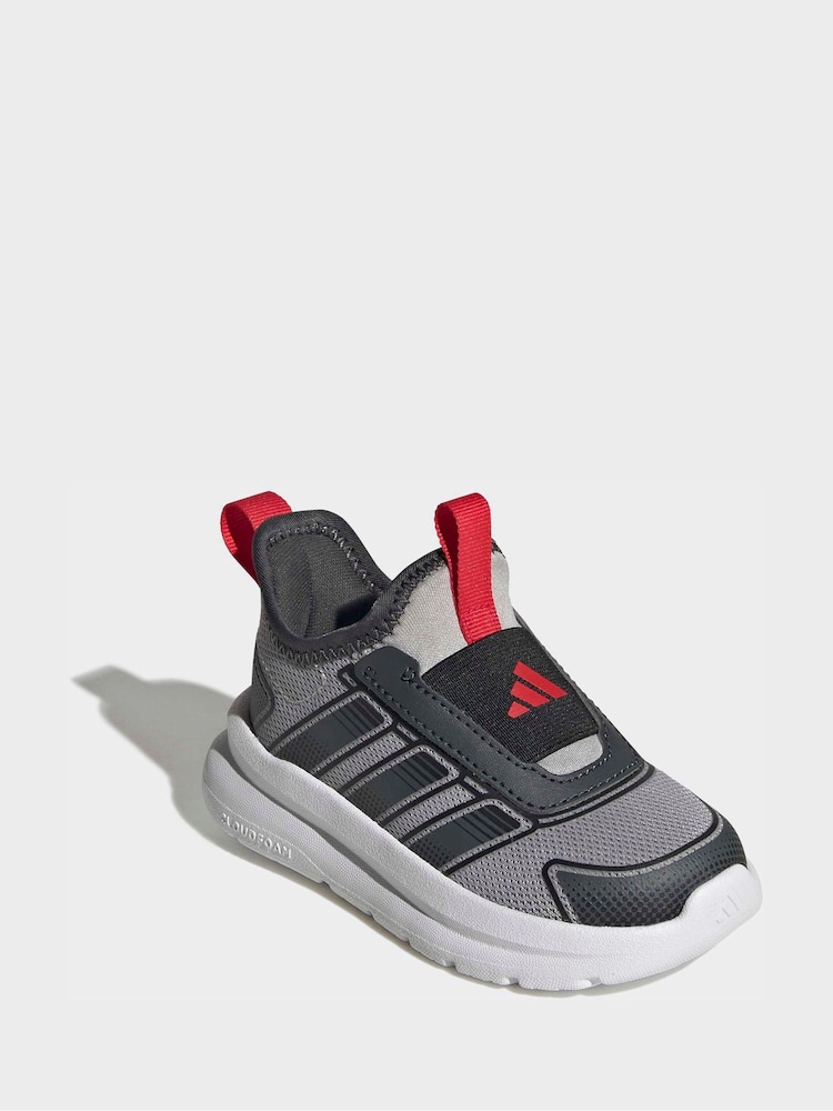 adidas Grey Tensaur Comfort 2 AC Trainers - Image 1 of 10