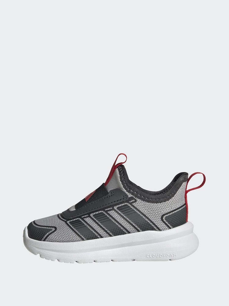 adidas Grey Tensaur Comfort 2 AC Trainers - Image 10 of 10