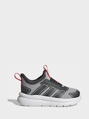 adidas Grey Tensaur Comfort 2 AC Trainers - Image 2 of 10