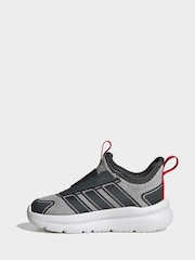 adidas Grey Tensaur Comfort 2 AC Trainers - Image 8 of 10