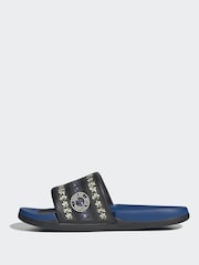 adidas Black Adilette Comfort 2.0 Sandals - Image 2 of 10