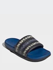 adidas Black Adilette Comfort 2.0 Sandals - Image 4 of 10