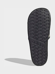 adidas Black Adilette Comfort 2.0 Sandals - Image 8 of 10
