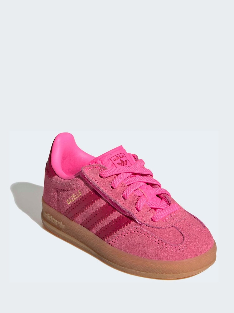 adidas Originals Pink Gazelle Indoor Trainers - Image 1 of 9 adidas Originals Pink Gazelle Indoor Trainers - Image 1 of 9