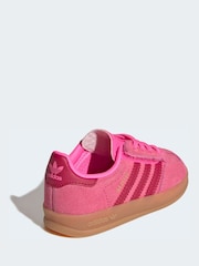 adidas Originals Pink Gazelle Indoor Trainers - Image 2 of 9