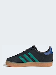 أسود - حذاء رياضي للأطفال الصغار Gazelle من Adidas Originals - صورة 3 من 8