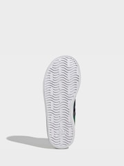 adidas Black VL Court Spider-Man Elastic Lace Trainers - Image 6 of 9