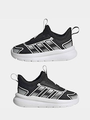 adidas Black Tensaur Comfort 2 AC Trainers - Image 3 of 9