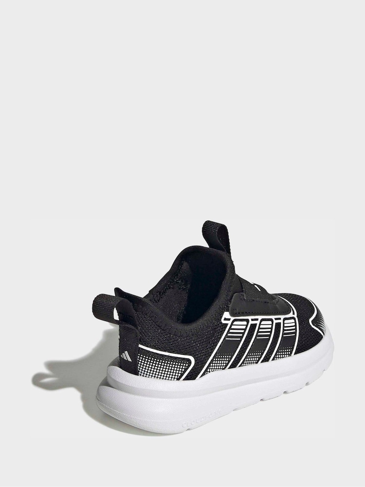 adidas Black Tensaur Comfort 2 AC Trainers - Image 9 of 9 adidas Black Tensaur Comfort 2 AC Trainers - Image 9 of 9