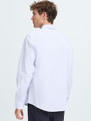 Casual Friday White CFBJORN Striped Long Sleeve Shirt - Image 2 of 5
