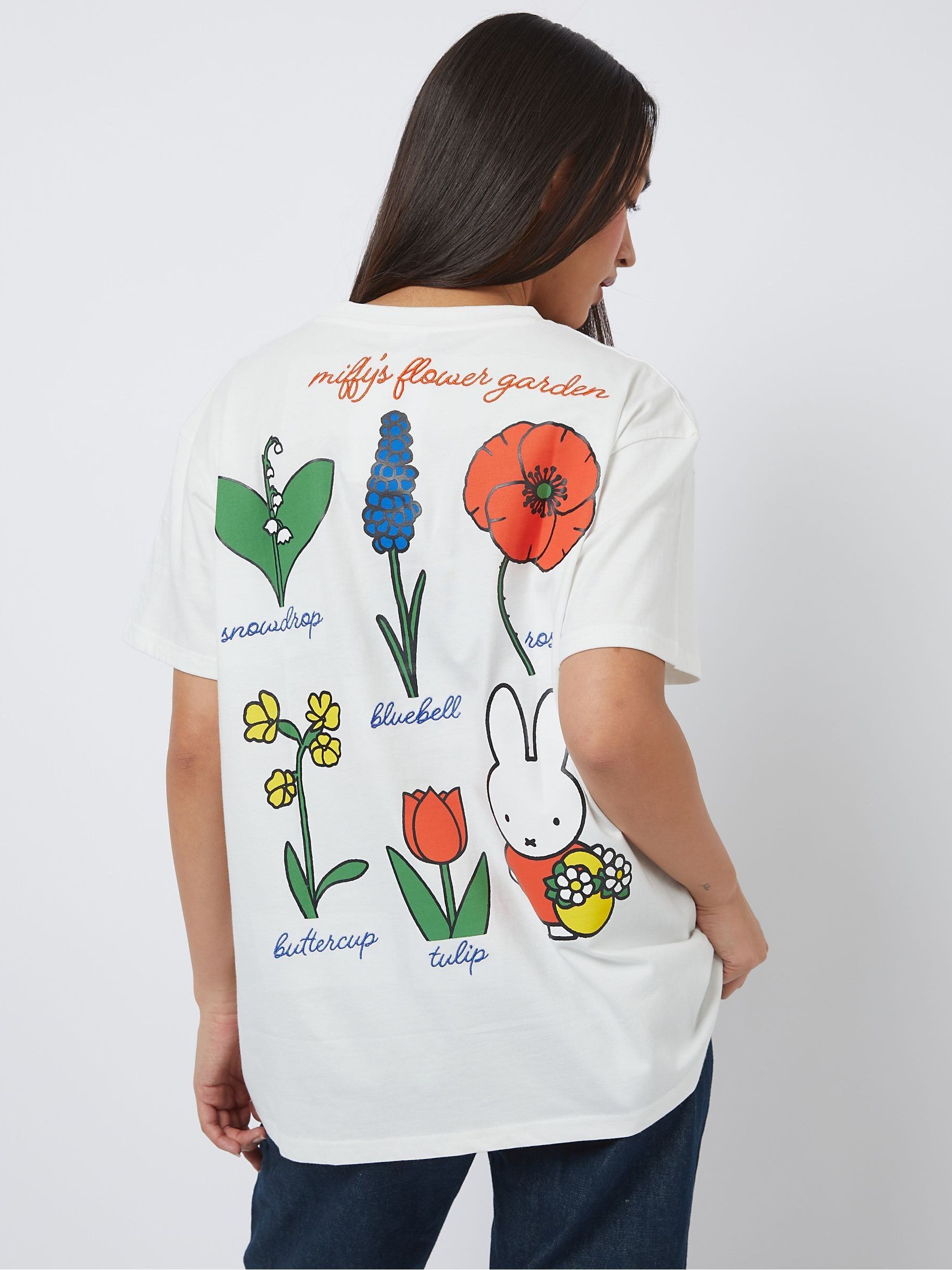 Buy Skinnydip White Miffy x Skinnydip Flower Garden T-Shirt from