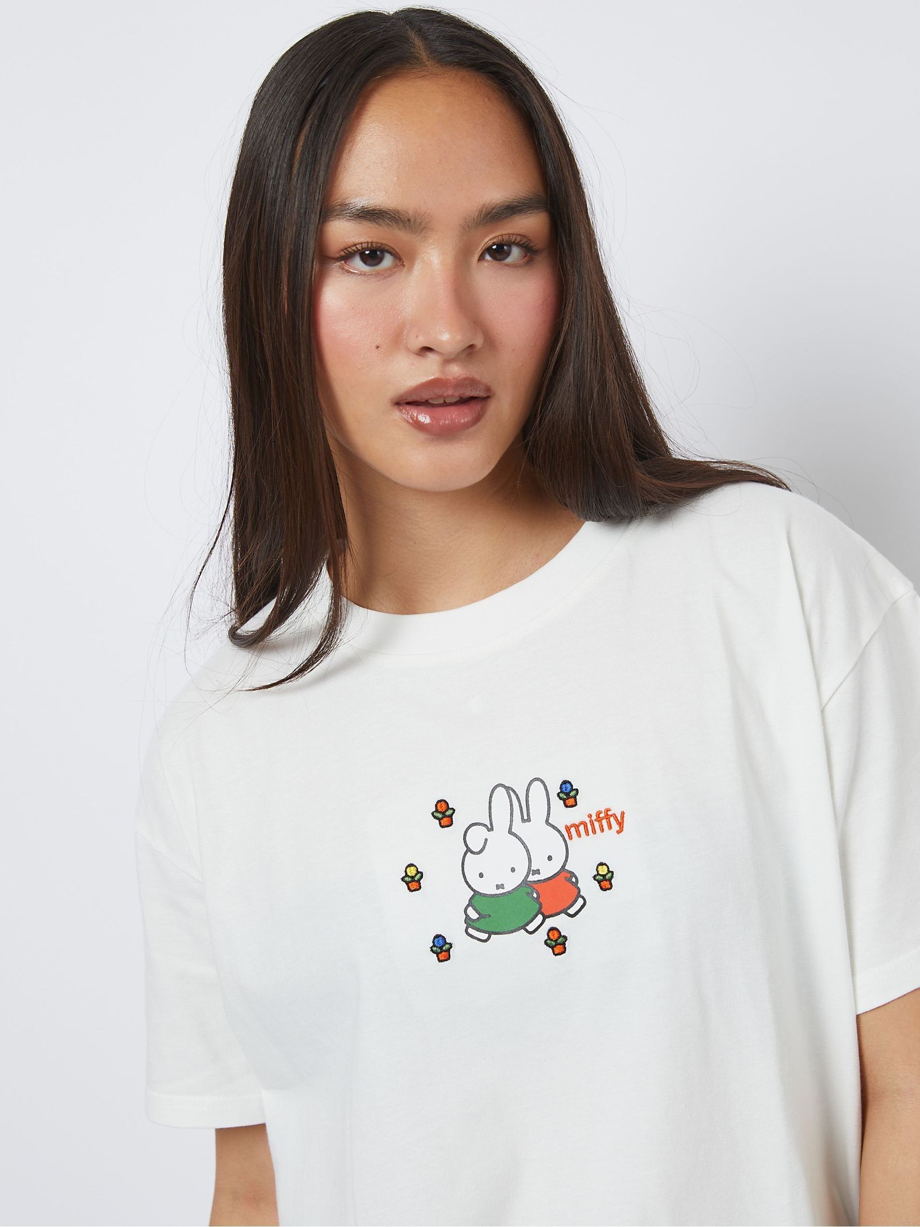 Buy Skinnydip White Miffy x Skinnydip Flower Garden T-Shirt from