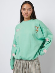 Skinnydip Green Disney Winnie the Pooh Im The Only Tigger Sweatshirt - Image 2 of 4