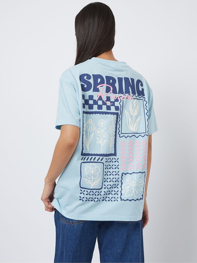 Skinnydip Blue Spring Riviera Blue T-Shirt - Image 5 of 5