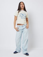 Skinnydip Yellow Disney Winnie the Pooh Stripe Baby T-Shirt - Image 1 of 4