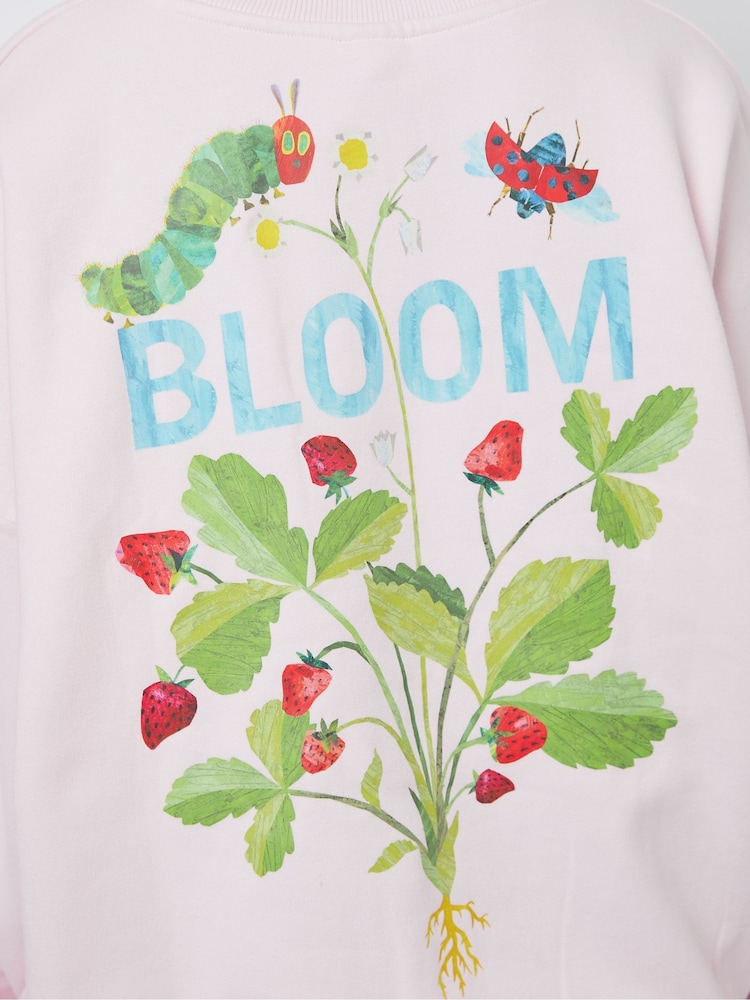 Skinnydip Pink The Very Hungry Caterpillar Bloom Sweatshirt - Image 4 of 4