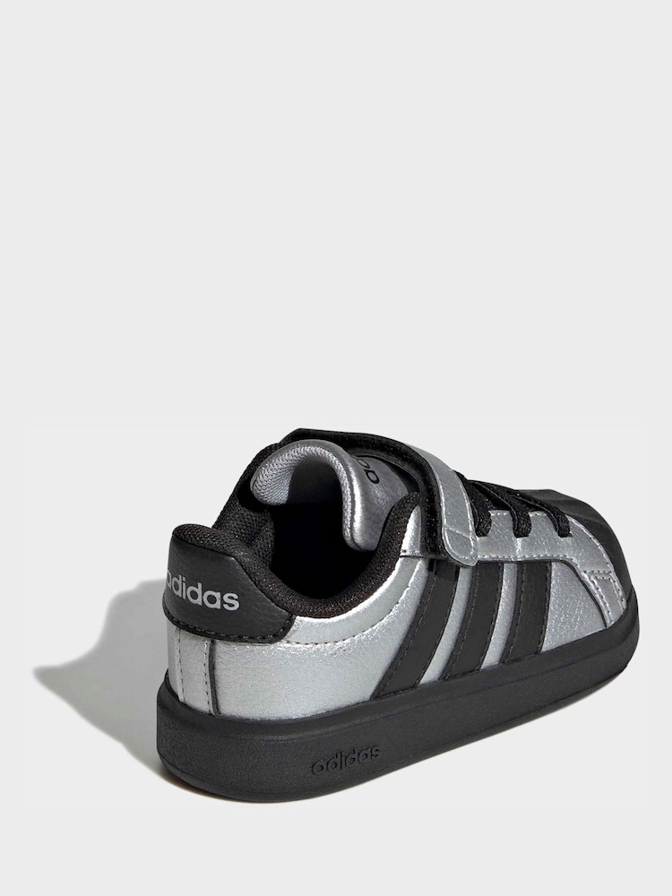 adidas Streettalk кроссовки для малышей с эластичными шнурками - Изображение 9 9