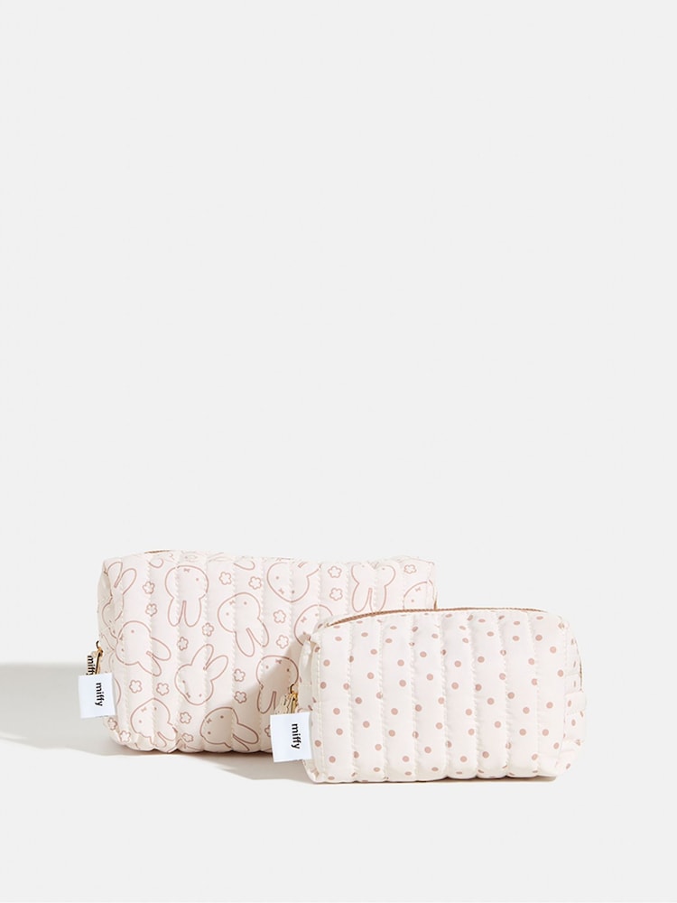 Skinnydip Miffy Quilted Makeup Bag Set - Imagen 1 de 1
