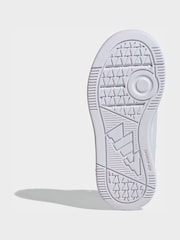 adidas White Pink Hook and Loop Tensaur Sport 3.0 Junior Trainers - Image 8 of 10