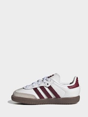 adidas Originals White Samba OG C Trainers - Image 10 of 12