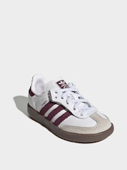 adidas Originals White Samba OG C Trainers - Image 11 of 12