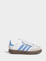 adidas Originals White Samba OG C Trainers - Image 3 of 11