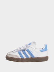 adidas Originals White Samba OG C Trainers - Image 4 of 11