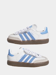adidas Originals White Samba OG C Trainers - Image 7 of 11