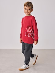 طقم من بنطلون رياضي وسويت شيرت بقصّة واسعة مُزيَّن بطبعة جرافيك من Baker By Ted Baker - Image 2 of 14