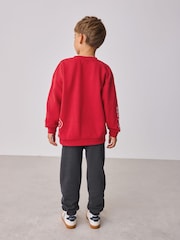 طقم من بنطلون رياضي وسويت شيرت بقصّة واسعة مُزيَّن بطبعة جرافيك من Baker By Ted Baker - Image 3 of 14