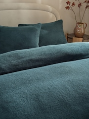 Dark Green Teddy Fleece Bed Set - Image 3 of 5