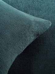 Dark Green Teddy Fleece Bed Set - Image 4 of 5