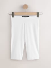 White Jersey Cycle Shorts - Image 5 of 7