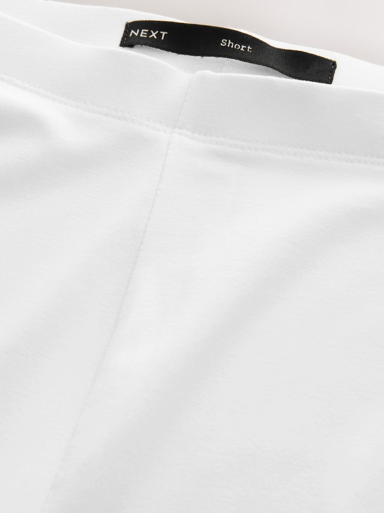 White Jersey Cycle Shorts - Image 7 of 7