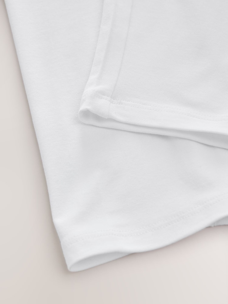 Blanco - Leggings recortados - Imagen 6 de 6