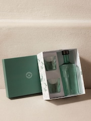Paveau Set of 2 Green Cable Water Bottle And Glasses Gift Box - Image 1 of 1