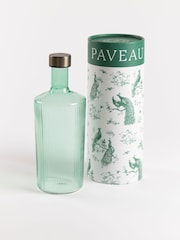 Paveau Green Cable Ribbed Glass Water Bottle - Image 1 of 1